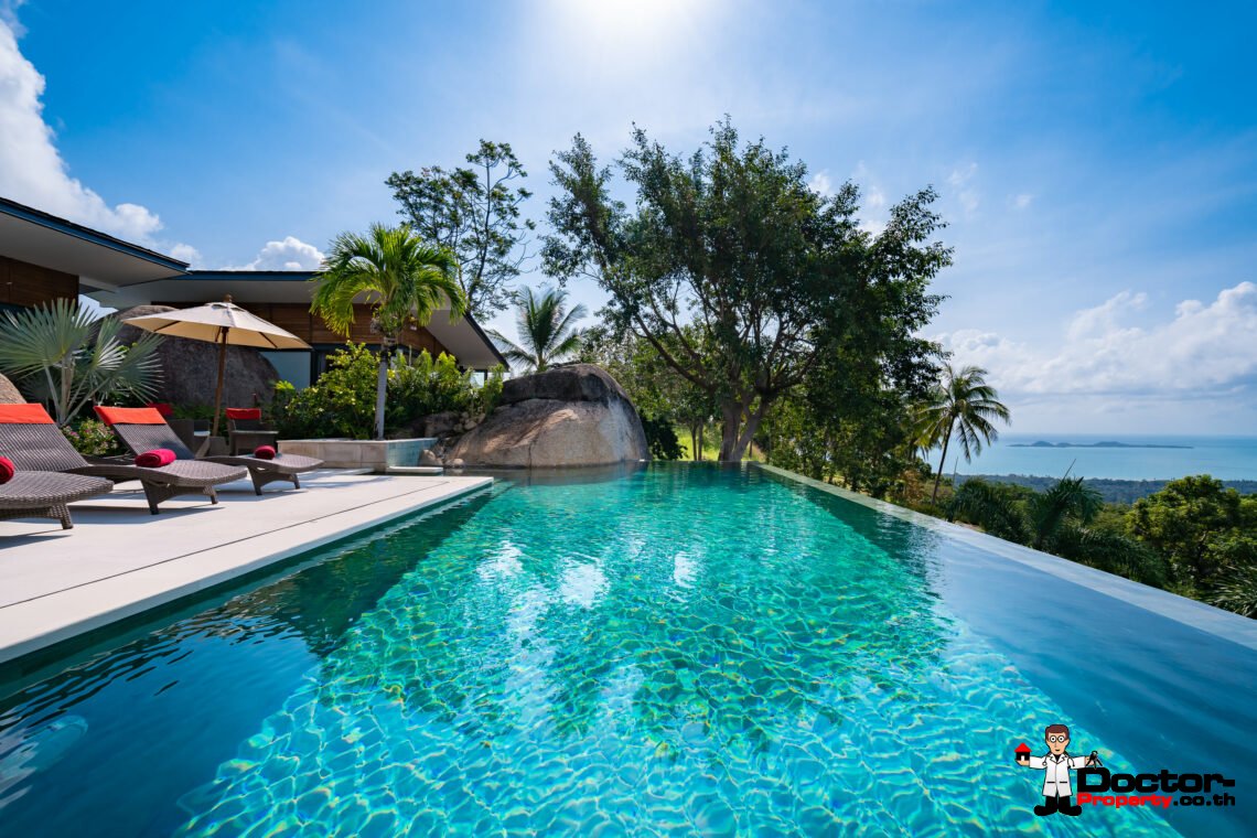 Stunning Sunset View Villa in Taling Ngam – Koh Samui, For Sale
